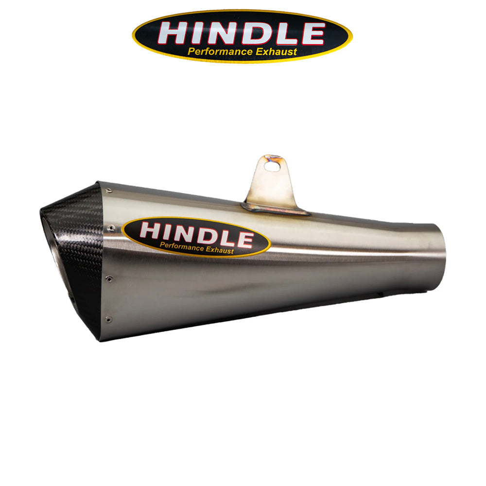 2021-2025年式 アプリリア RS660用 ヒンドル製 エボリューション メガフォン フルシステム(ステンレス製マフラー、カーボンファイバー製キャップ付き) Hindle Aprilia RS660, Tuono660 Hindle Evolution Megaphone Full System (消費税、送料込み)