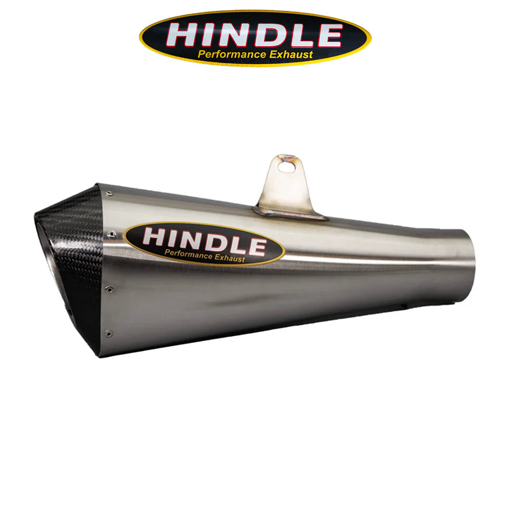 2015-2025年式 ヤマハ YZF-R1用 ヒンドル製 エボリューション メガフォン3/4システム(ステンレスマフラー、カーボンキャップ付き) Hindle Hindle Evolution Megaphone 3/4 System Yamaha R1 2015-22 (消費税、送料込み)