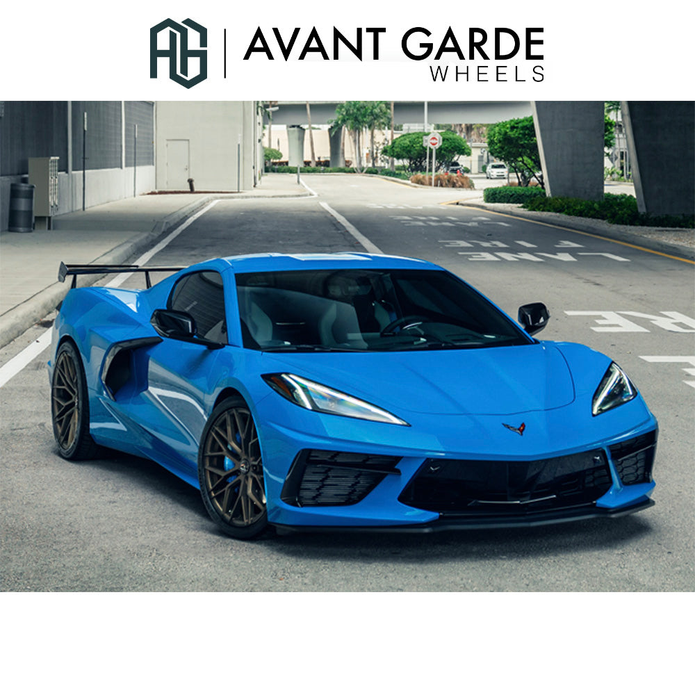 シボレー コルベット C8(Chevrolet Corvette)用 アバンギャルド M520R ブロンズ 19x8.5J フロント 20x11J リア ホイール４本セット Avant Garde M520R Bronze 19x8.5J Front 20x11J Rear for Chevrolet Corvette C8 (送料無料)