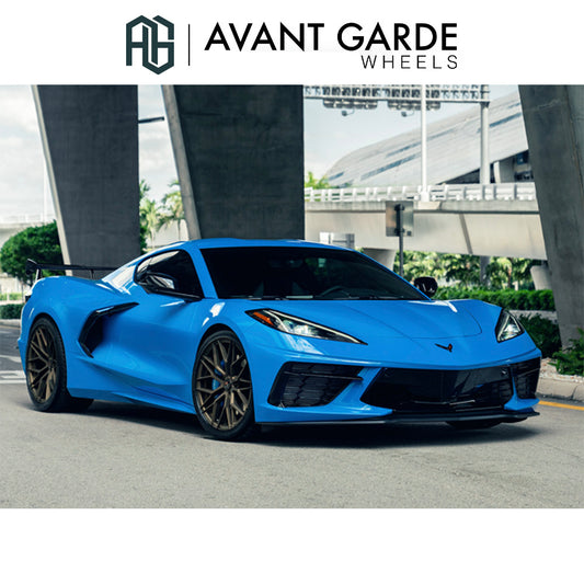 シボレー コルベット C8(Chevrolet Corvette)用 アバンギャルド M520R ブロンズ 19x8.5J フロント 20x11J リア ホイール４本セット Avant Garde M520R Bronze 19x8.5J Front 20x11J Rear for Chevrolet Corvette C8 (送料無料)