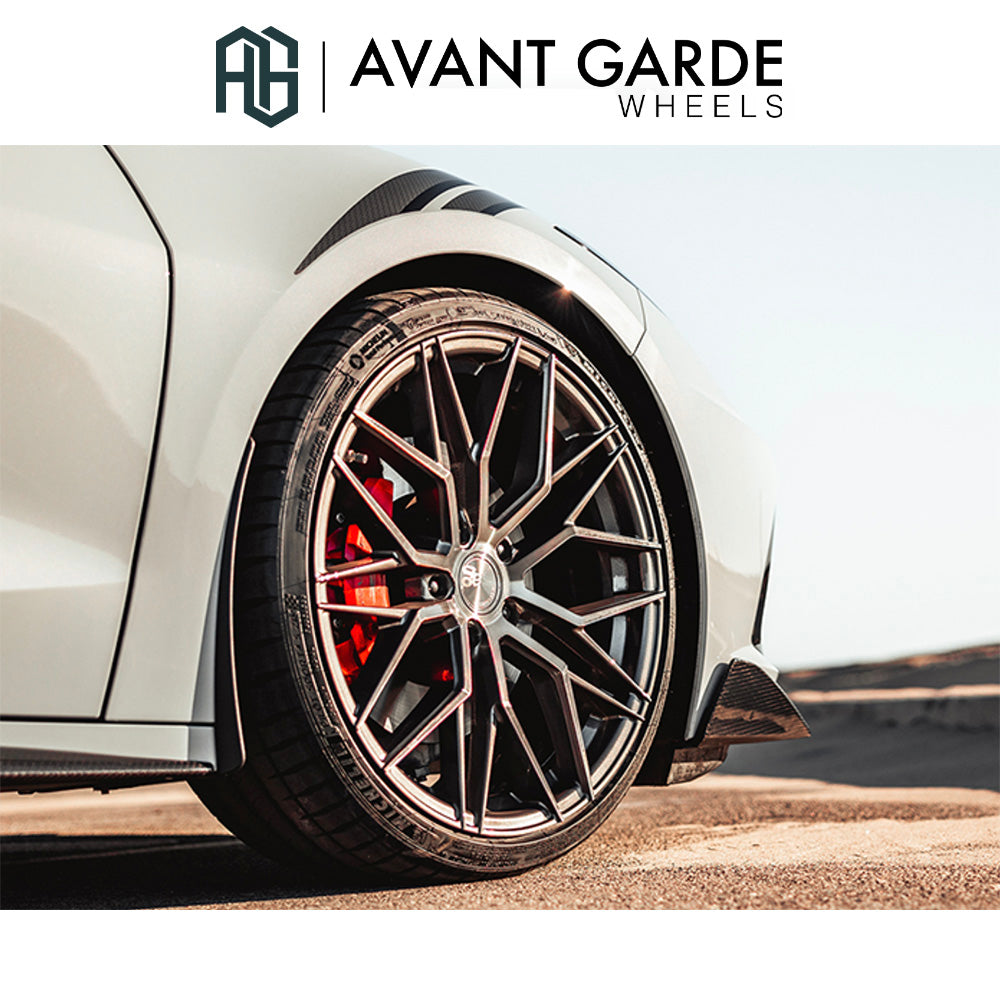 シボレー コルベット C8(Chevrolet Corvette)用 アバンギャルド M520R ダークメタリック 20x9J ET 38フロント 21x12J ET 52 リア ホイール４本セット Avant Garde M520R DARK GRAPHITE METALLIC 20x9J Front 21x12J Rear for Chevrolet Corvette C8 (送料無料)