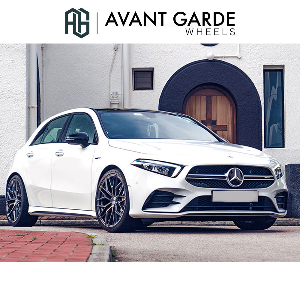 メルセデスベンツ A３５ AMG用アバンギャルドホイール M520R グラファイトメタリック １９インチフロント、リア４本セット Avant Garde M520R Wheel for Mercedes Benz A35 AMG (送料無料)