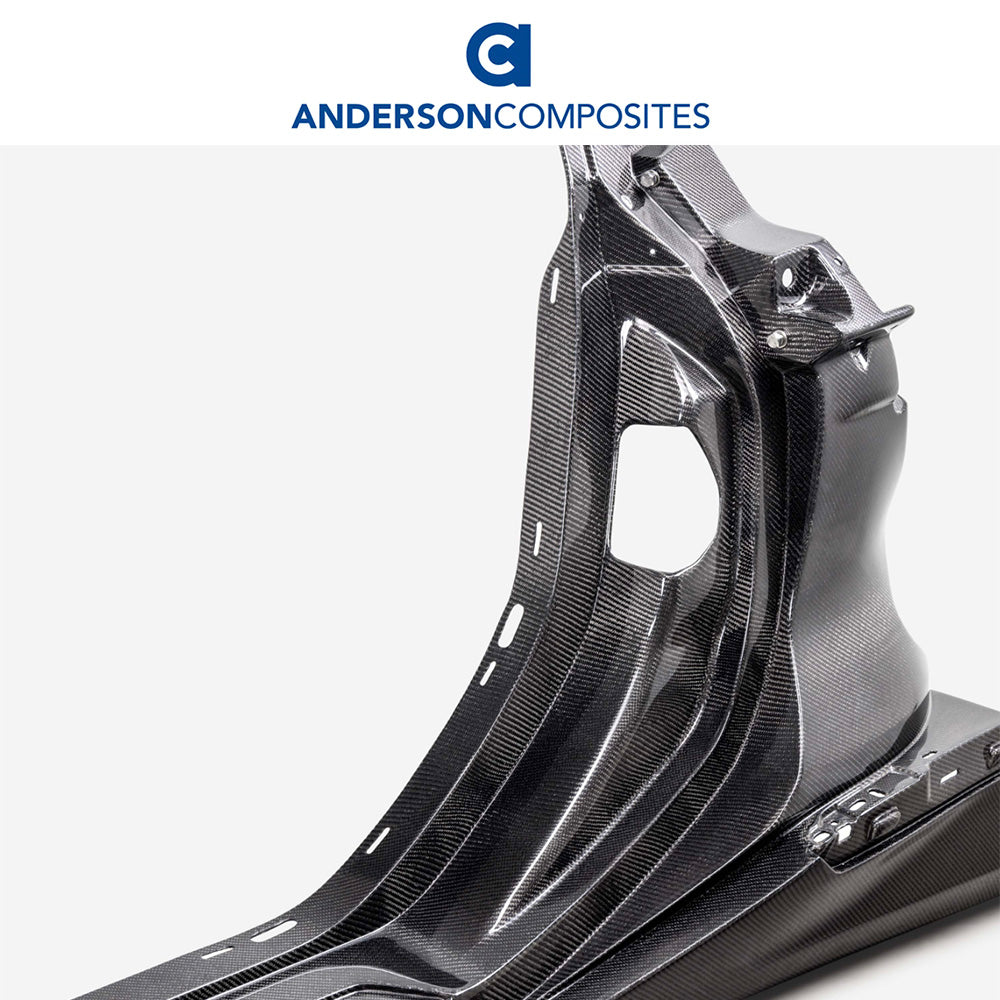 2023-2024年式 シボレー コルベット用 アンダーソン コンポジット カーボンファイバー製サイドパネルセット　Anderson Copposite Carbon Fiber Side Panels For 2023 Chevrolet C8 Z6 (消費税、送料込み)