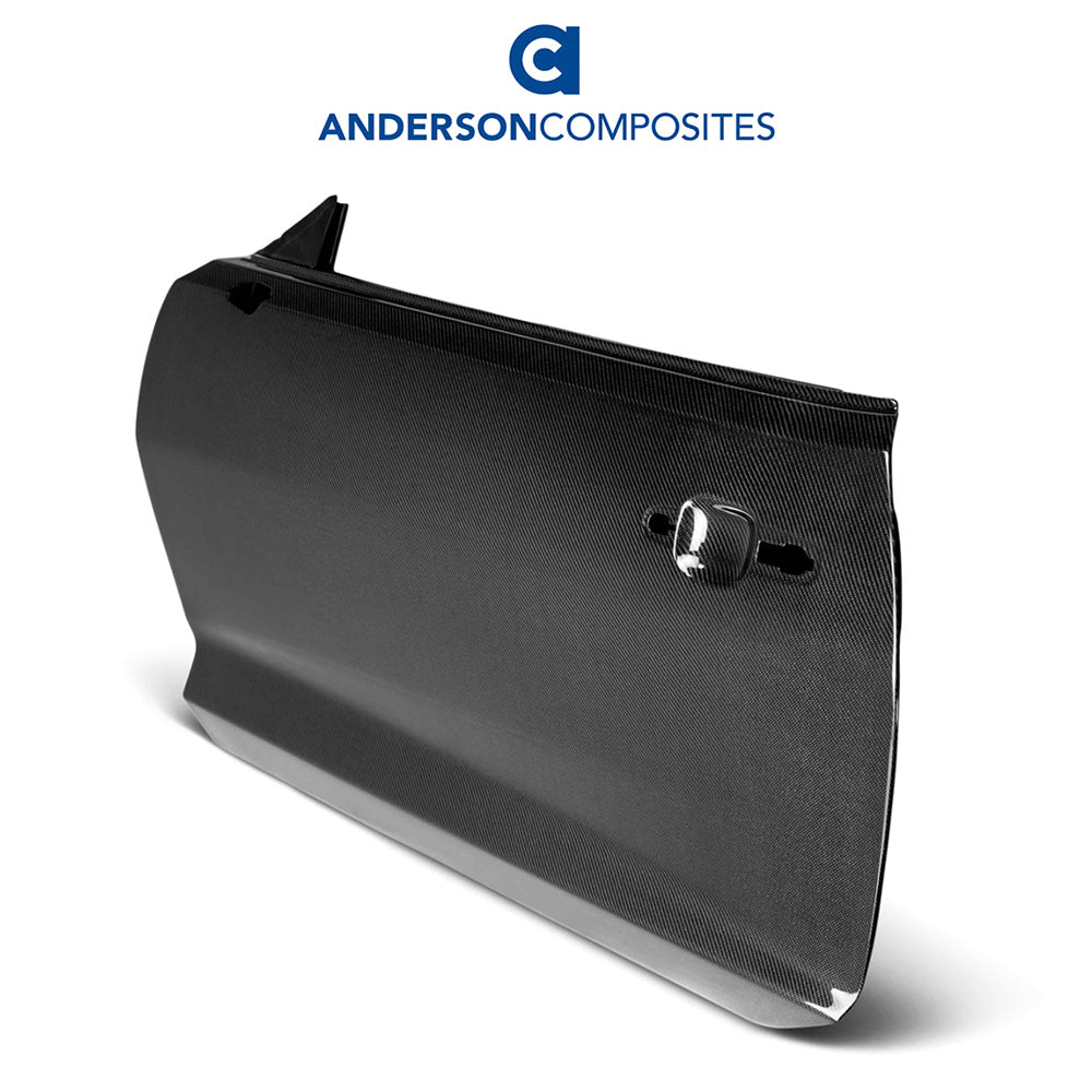 2016-2024年式シボレーカマロ用 アンダーソン コンポジッツ カーボンファイバー製ドアセット　Anderson Composites Carbon Fiber Doors For 2016-2024 Chevrolet Camaro (消費税、送料込み)