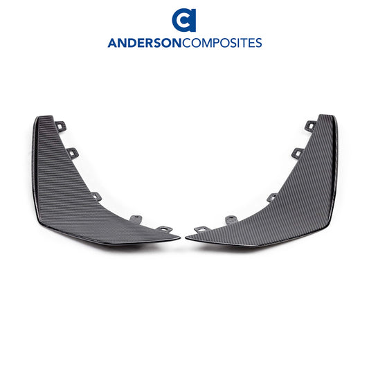2023-2024年式 シボレー コルベット C8用 アンダーソン コンポジッツ製 カーボンファイバー製ダイブプレーンセット　Anderson Composites Carbon Fiber Dive Planes For 2023 Chevrolet C8 Z06 (消費税、送料込み)