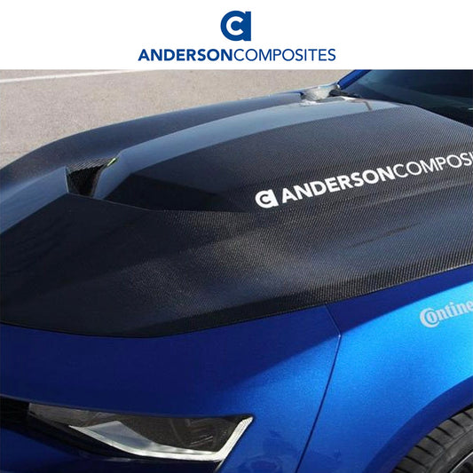 2016-2024年式シボレーカマロ用 アンダーソン コンポジッツ AZタイプ カーボンファイバー製両面ボンネット　Anderson Composites Type-AZ Double Sided Carbon Fiber Hood For 2016-2024 Chevrolet Camaro (消費税、送料込み)