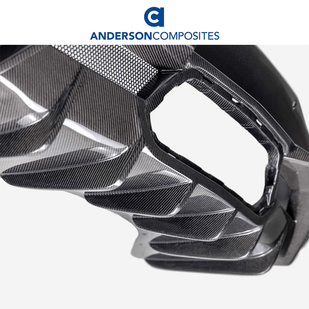 2023-2025年式 シボレー コルベット用 アンダーソン コンポジット タイプAZ カーボンファイバー製リアディフューザー　Anderson Copposite Type-AZ Carbon Fiber Rear Diffuser For 2023-2025 C8 Z06 (消費税、送料込み)
