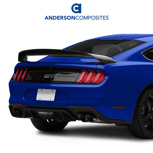 2015-2023年式フォード マスタング用 アンダーソン コンポジッツ 純正タイプ カーボンファイバー製リアスポイラー　Anderson Composites Type-OE Carbon Fiber Rear Spoiler For 2015-2019 Ford Mustang Shelby GT350R (消費税、送料込み)