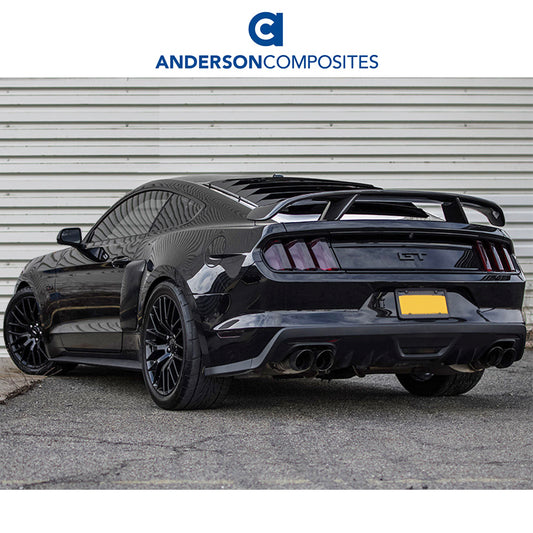 2015-2023年式フォード マスタング用 アンダーソン コンポジッツ ATタイプ カーボンファイバー製リアスポイラー　Anderson Composites Type-AT Carbon Fiber Rear Spoiler For 2015-2023 Ford Mustang (消費税、送料込み)