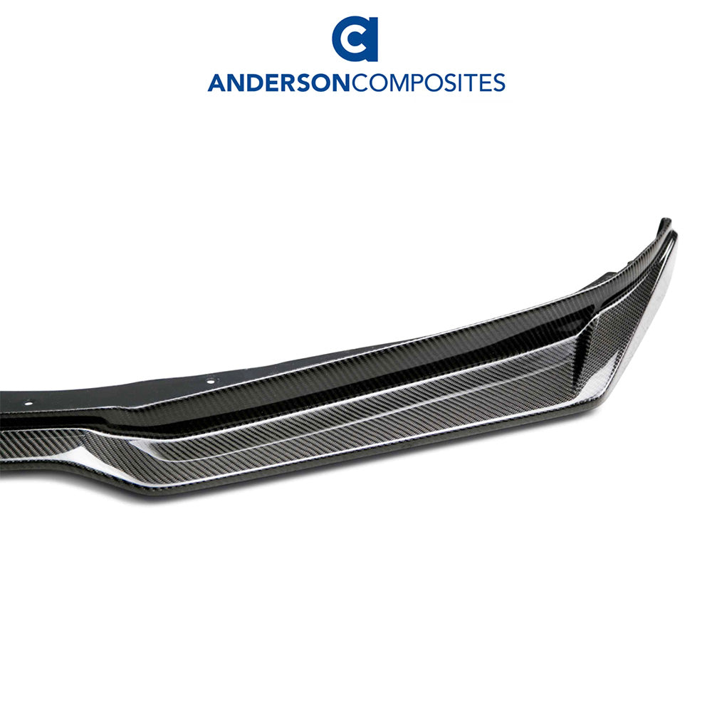 2016-2024年式シボレーカマロ用 アンダーソン コンポジッツ AZタイプ カーボンファイバー製フロントスポイラー　Anderson Composites Type-AZ Carbon Fiber Front Chin Spoiler For 2016-2024 Chevrolet Camaro SS (消費税、送料込み)
