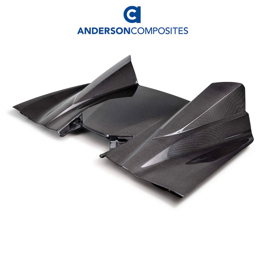 2020-2024年式 シボレー コルベット C8用 アンダーソン コンポジッツ製 カーボンファイバー製トノカバー　Anderson Composites Carbon Fiber Tonneau Cover For 2020-2024 Chevrolet C8 Convertible (消費税、送料込み)