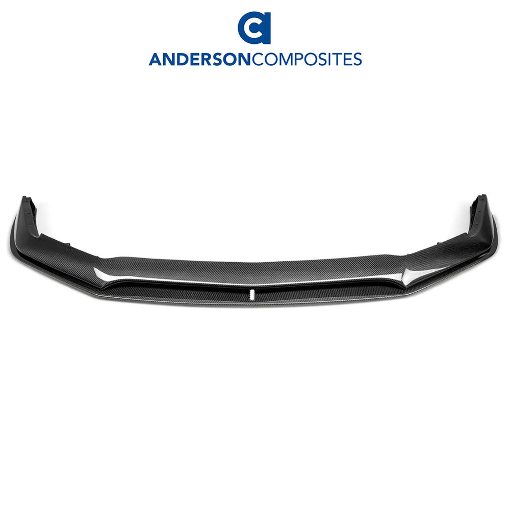 2018-2023年式フォード マスタング用 アンダーソン コンポジッツ ARタイプ カーボンファイバー製フロント チンスプリッター　Anderson Composites Type-AR Carbon Fiber Front Chin Splitter For 2018-2023 Ford Mustang (消費税、送料込み)