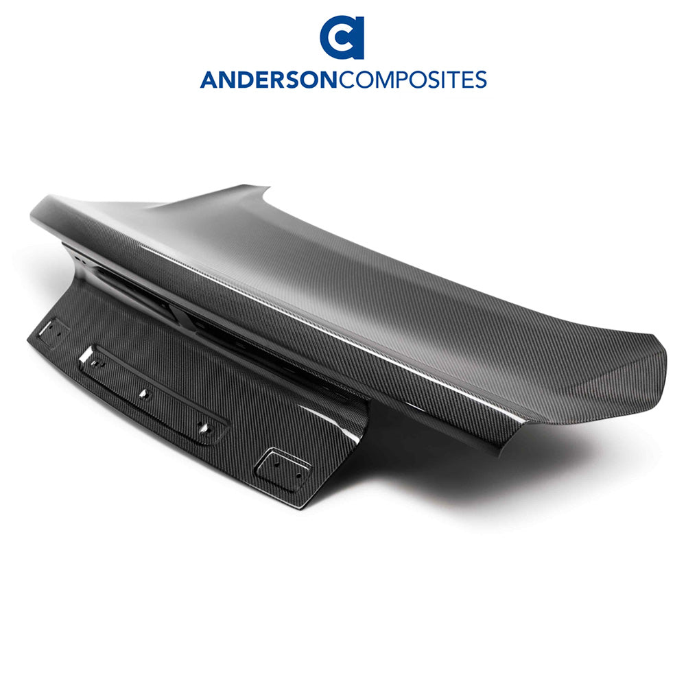 2015-2023年式フォード マスタング用 アンダーソン コンポジッツ 純正タイプ カーボンファイバー製両面トランクカバー　Anderson Composites Type-OE Double Sided Carbon Fiber Decklid For 2015-2023 Ford Mustang (消費税、送料込み)