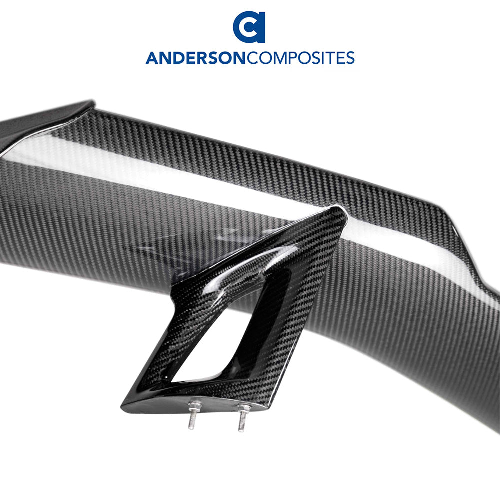 2016-2024年式 シボレー カマロ用 アンダーソン コンポジッツ 純正タイプ カーボンファイバー製リアスポイラー　Anderson Composites Type-OE Carbon Fiber Rear Spoiler For 2017-2024 Chevrolet Camaro ZL1 1LE (消費税、送料込み)