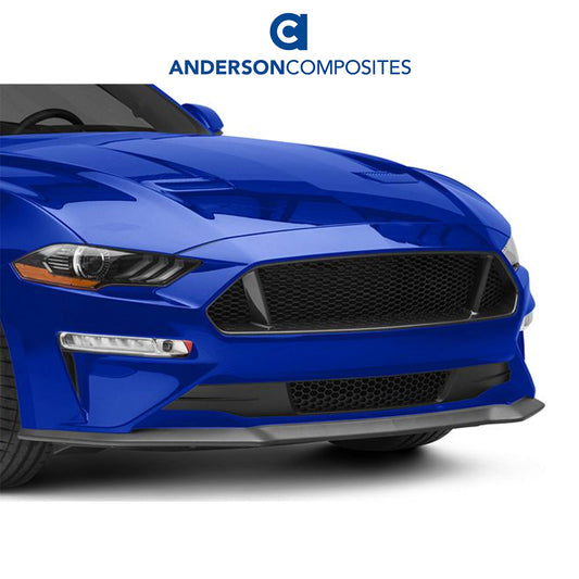 2018-2023年式フォード マスタング用 アンダーソン コンポジッツ GTタイプ カーボンファイバー製アッパーグリル　Anderson Composites Type-GT Carbon Fiber Upper Grille For 2018-2023 Ford Mustang GT (消費税、送料込み)