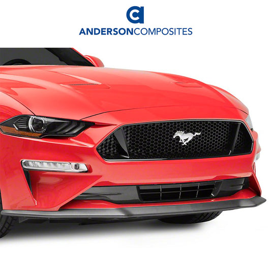 2018-2023年式フォード マスタング用 アンダーソン コンポジッツ カーボンファイバー製フロントロアグリル　Anderson Composites Carbon Fiber Front Lower Grille For 2018-2021 Ford Mustang (消費税、送料込み)