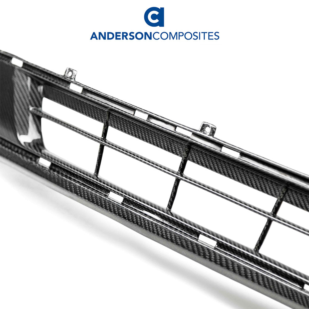 2018-2023年式フォード マスタング用 アンダーソン コンポジッツ カーボンファイバー製フロントロアグリル　Anderson Composites Carbon Fiber Front Lower Grille For 2018-2021 Ford Mustang (消費税、送料込み)