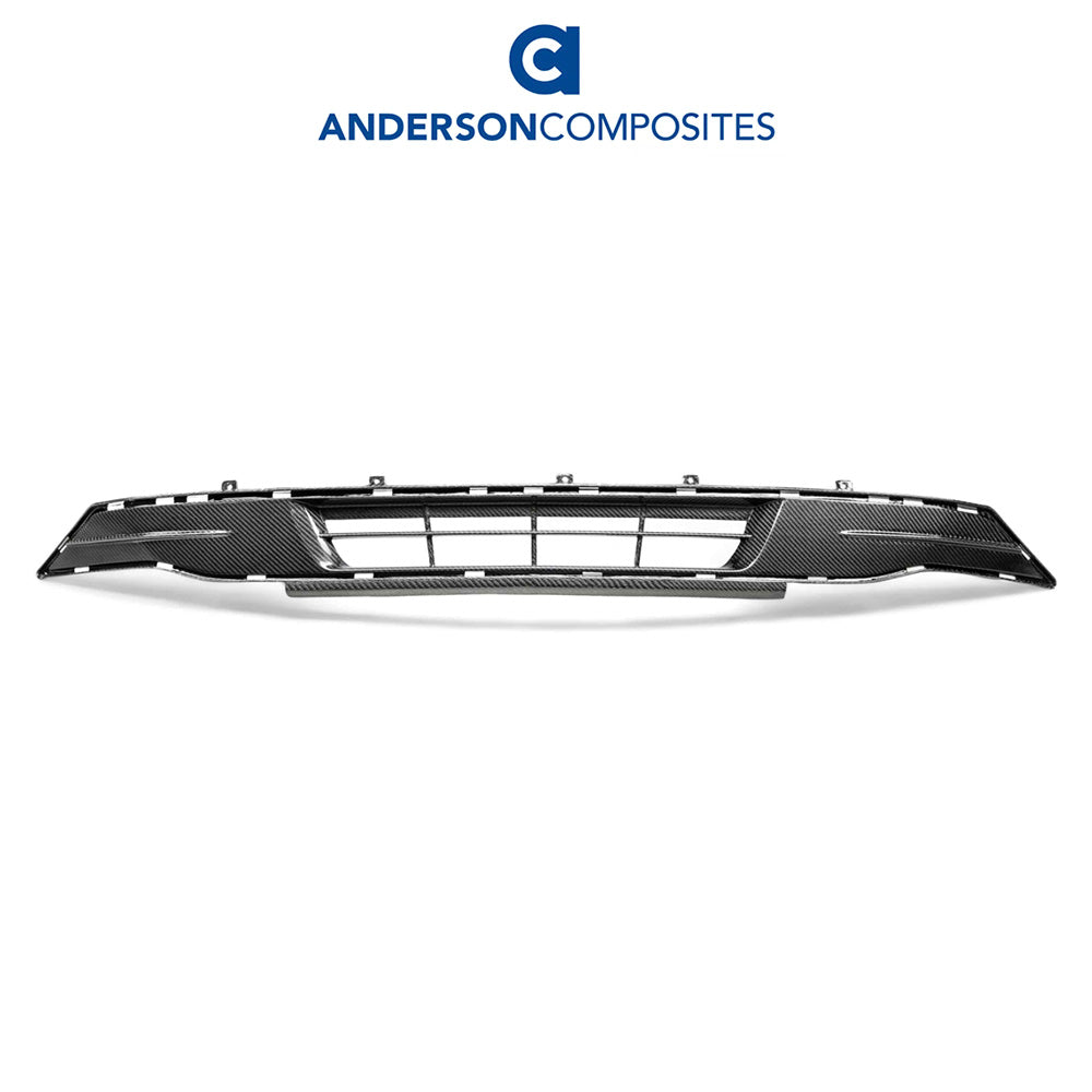 2018-2023年式フォード マスタング用 アンダーソン コンポジッツ カーボンファイバー製フロントロアグリル　Anderson Composites Carbon Fiber Front Lower Grille For 2018-2021 Ford Mustang (消費税、送料込み)