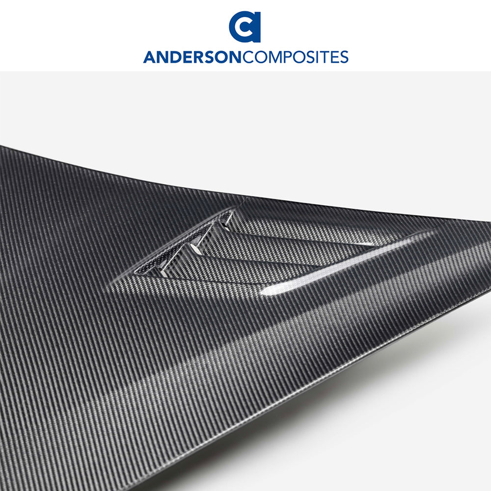 2020-2024年式 シボレー コルベット C8 用 アンダーソン・コンポジッツ GTタイプ カーボンファイバー製ボンネット　Anderson Composites Type-GT Carbon Fiber Hood For 2020-2024 Chevrolet C8 (消費税、送料込み)
