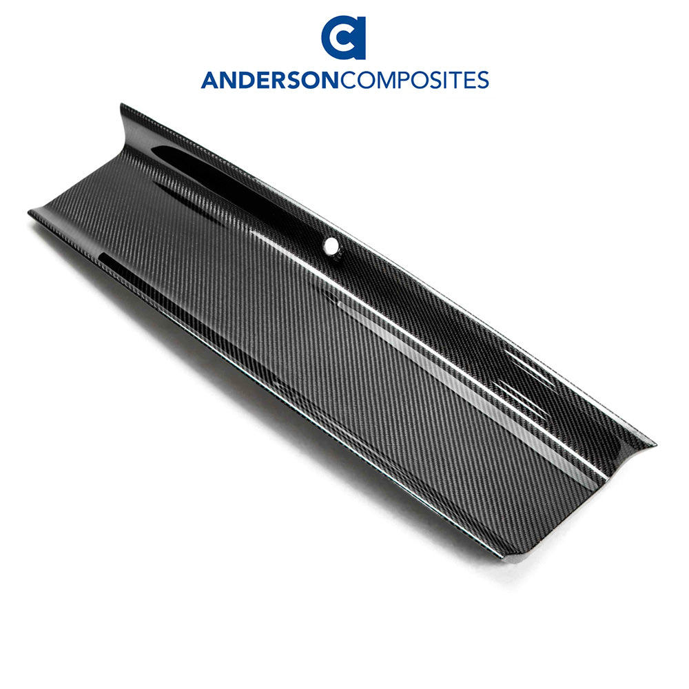 2015-2023年式フォード マスタング用 アンダーソン コンポジッツ カーボンファイバー製トランクパネル　Anderson Composites Carbon Fiber Decklid Panel For 2015-2023 Ford Mustang No Emblem (消費税、送料込み)