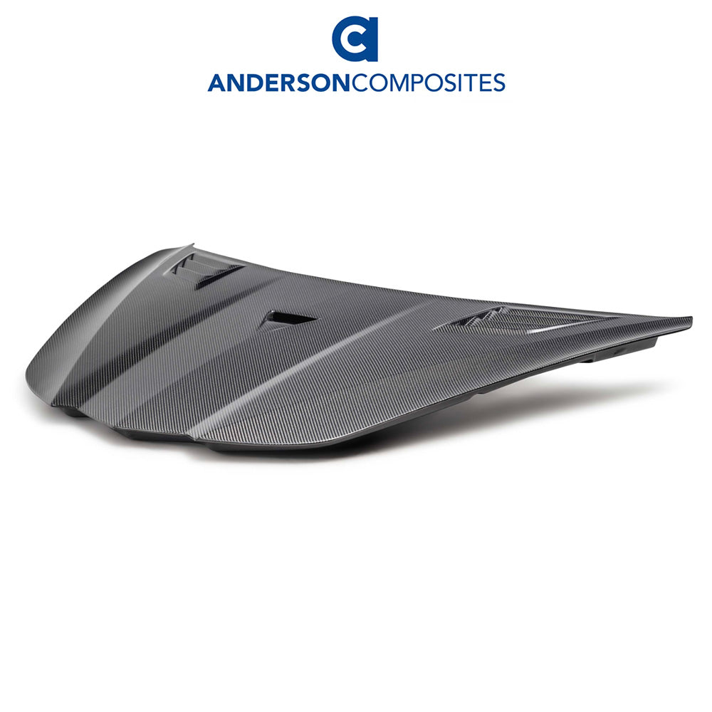 2020-2024年式 シボレー コルベット C8 用 アンダーソン・コンポジッツ GTタイプ カーボンファイバー製ボンネット　Anderson Composites Type-GT Carbon Fiber Hood For 2020-2024 Chevrolet C8 (消費税、送料込み)