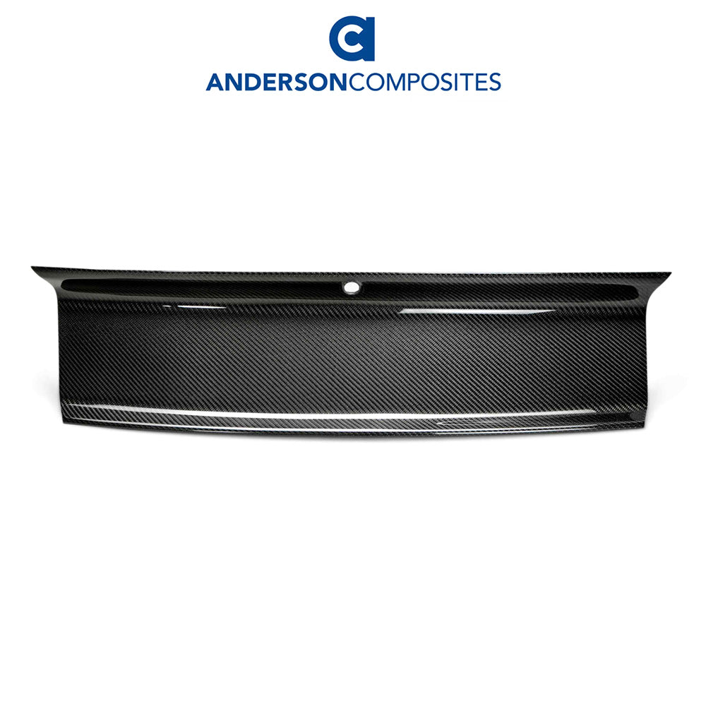 2015-2023年式フォード マスタング用 アンダーソン コンポジッツ カーボンファイバー製トランクパネル　Anderson Composites Carbon Fiber Decklid Panel For 2015-2023 Ford Mustang No Emblem (消費税、送料込み)