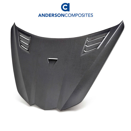 2020-2024年式 シボレー コルベット C8 用 アンダーソン・コンポジッツ GTタイプ カーボンファイバー製ボンネット　Anderson Composites Type-GT Carbon Fiber Hood For 2020-2024 Chevrolet C8 (消費税、送料込み)