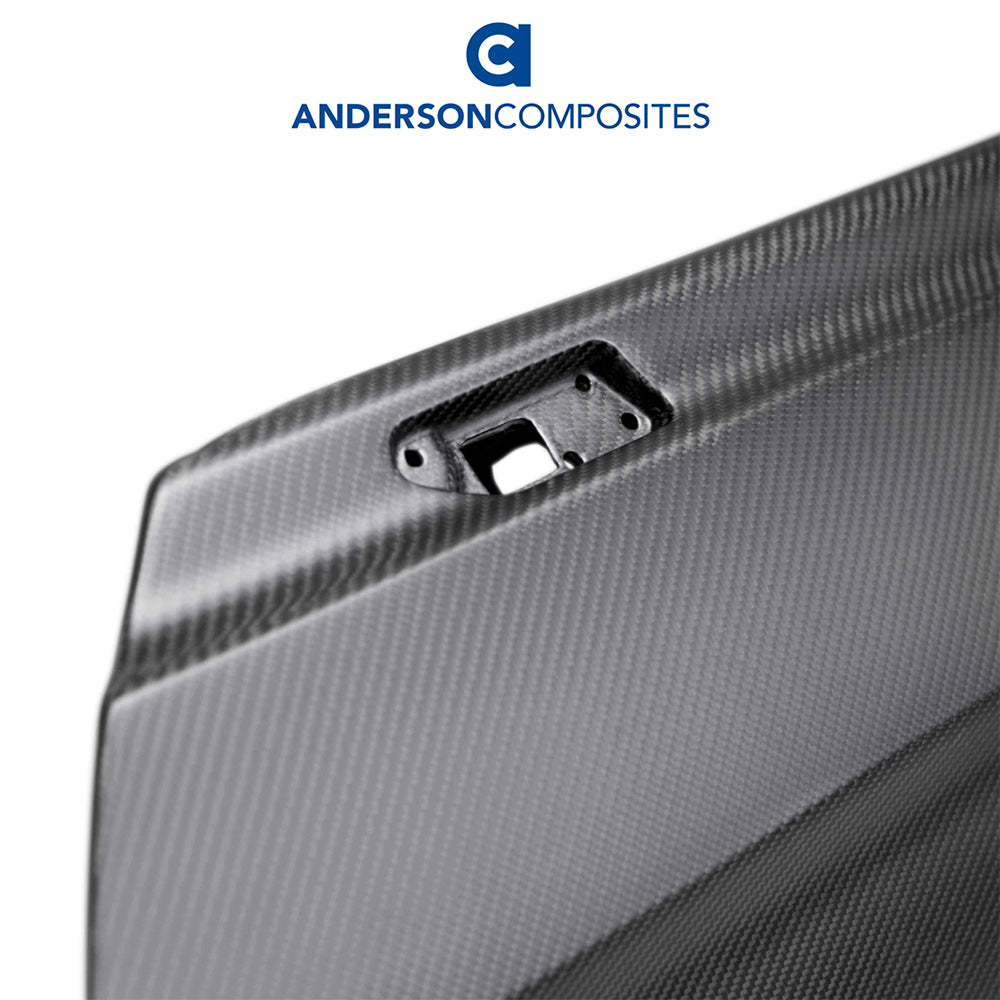 2015-2023年式フォード マスタング用 アンダーソン コンポジッツ ドライカーボンファイバー製ドアセット　Anderson Composites DRY CARBON Doors For 2015-2023 Ford Mustang (消費税、送料込み)