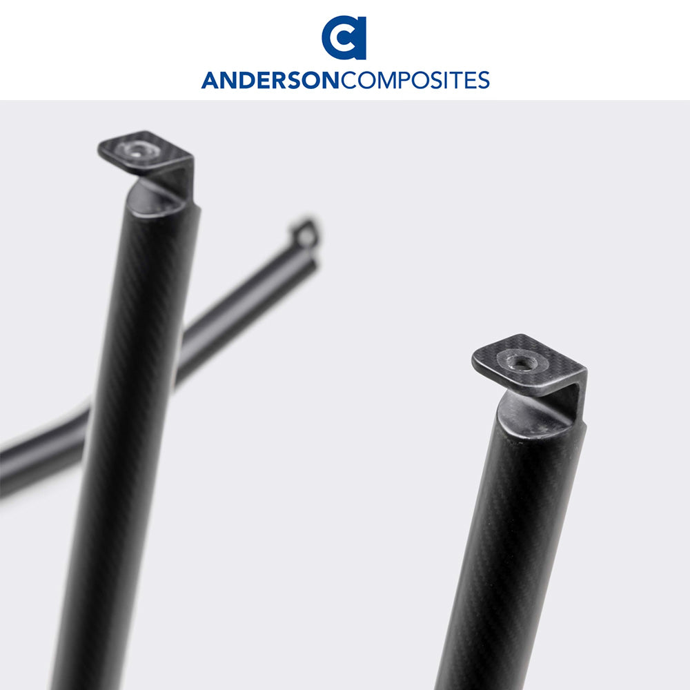 2015-2025年式フォード マスタング用 アンダーソン コンポジッツ カーボンファイバー製ハーネスバー　Anderson Composites Carbon Fiber Harness Bar For 2015-2025 Ford Mustang (消費税、送料込み)