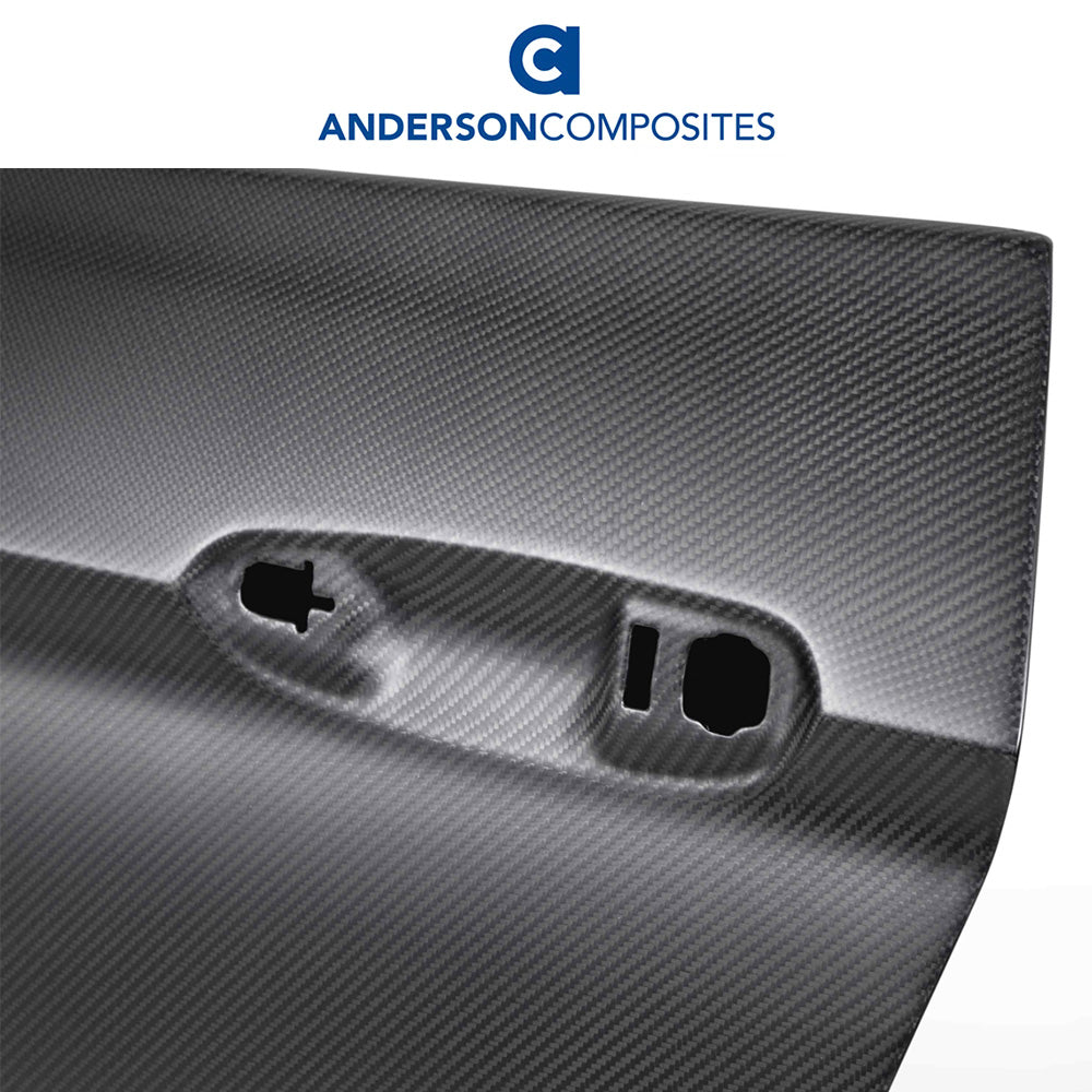 2015-2023年式フォード マスタング用 アンダーソン コンポジッツ ドライカーボンファイバー製ドアセット　Anderson Composites DRY CARBON Doors For 2015-2023 Ford Mustang (消費税、送料込み)