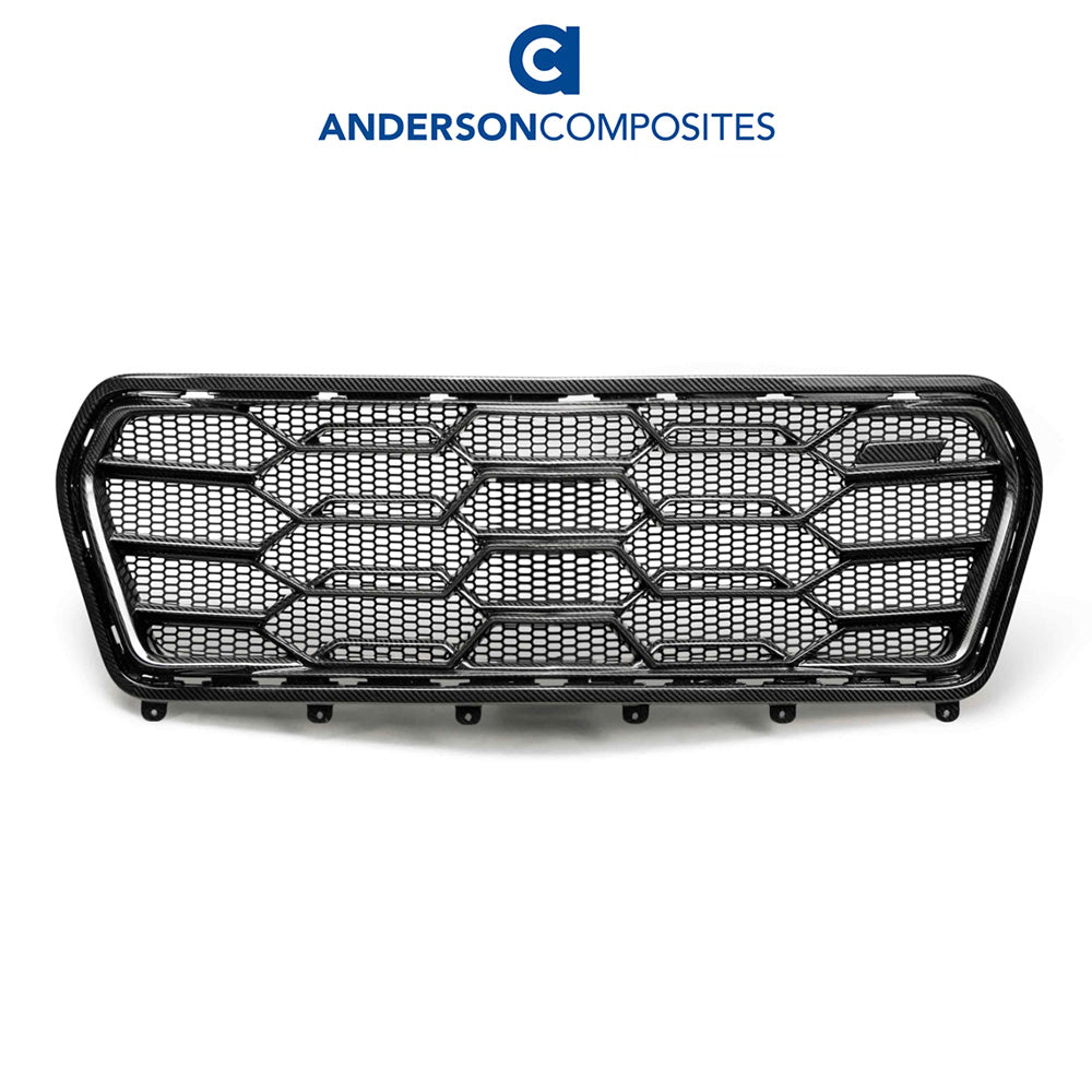 2017-2024年式 シボレー カマロ用 アンダーソン コンポジッツ カーボンファイバー製グリル　Anderson Composites Carbon Fiber Front Grille For 2017-2024 Chevrolet Camaro ZL1 1LE (消費税、送料込み)