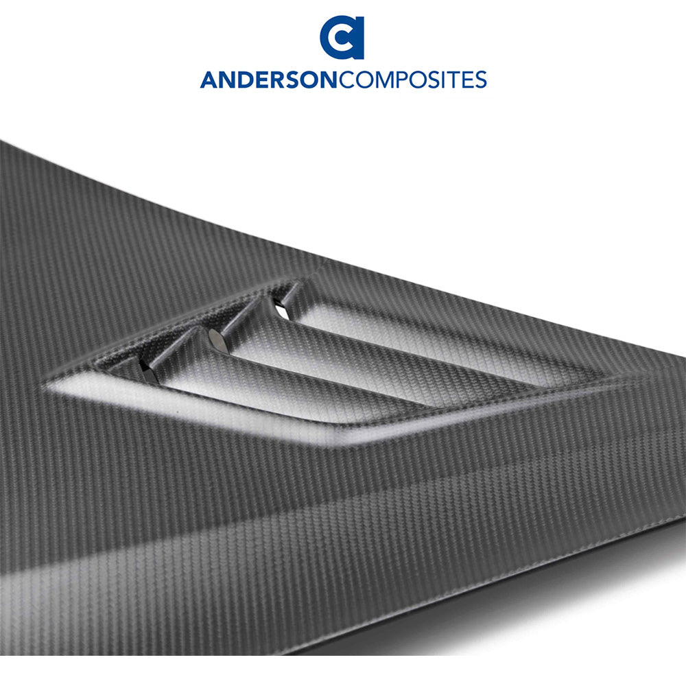2020-2024年式 シボレー コルベット C8用 アンダーソン コンポジッツ GTスタイル ドライカーボンファイバー製ボンネット　Anderson Composites Type-GT Dry Carbon Fiber Hood For 2020-2024 Chevrolet C8 (消費税、送料込み)