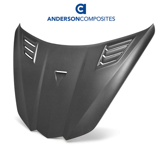 2020-2024年式 シボレー コルベット C8用 アンダーソン コンポジッツ GTスタイル ドライカーボンファイバー製ボンネット　Anderson Composites Type-GT Dry Carbon Fiber Hood For 2020-2024 Chevrolet C8 (消費税、送料込み)