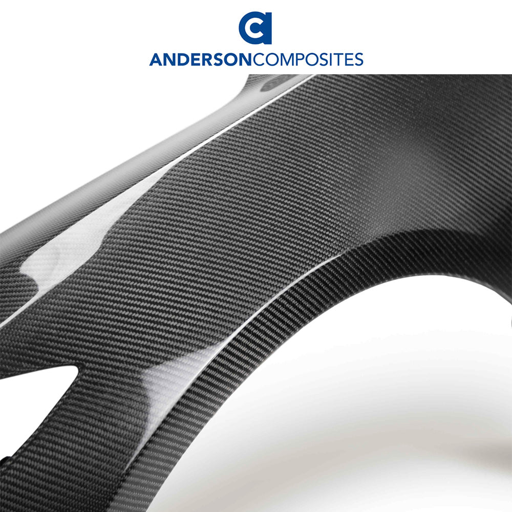 2020-2024年式 シボレー コルベット C8用 アンダーソン コンポジッツ カーボンファイバー製フェンダーセット　Anderson Composites Carbon Fiber Fenders For 2020-2024 Chevrolet Corvette C8 (PAIR) (消費税、送料込み)