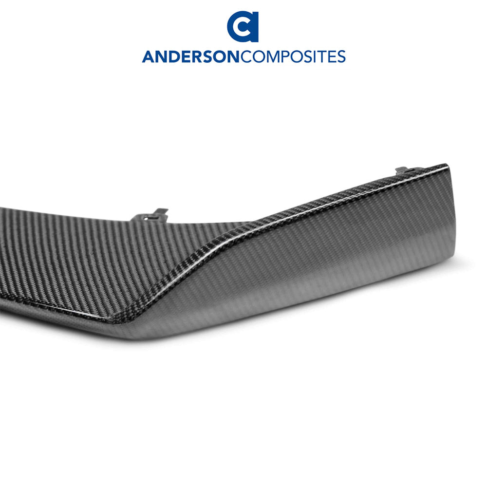 2017-2024年式 シボレー カマロ用 アンダーソン コンポジッツ LEタイプ カーボンファイバー製フロントスプリッター　Anderson Composites Type-LE Carbon Fiber Front Splitter For 2017-2024 Chevrolet Camaro ZL1 1LE (消費税、送料込み)