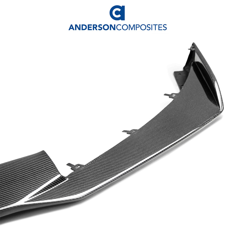 2017-2024年式 シボレー カマロ用 アンダーソン コンポジッツ LEタイプ カーボンファイバー製フロントスプリッター　Anderson Composites Type-LE Carbon Fiber Front Splitter For 2017-2024 Chevrolet Camaro ZL1 1LE (消費税、送料込み)
