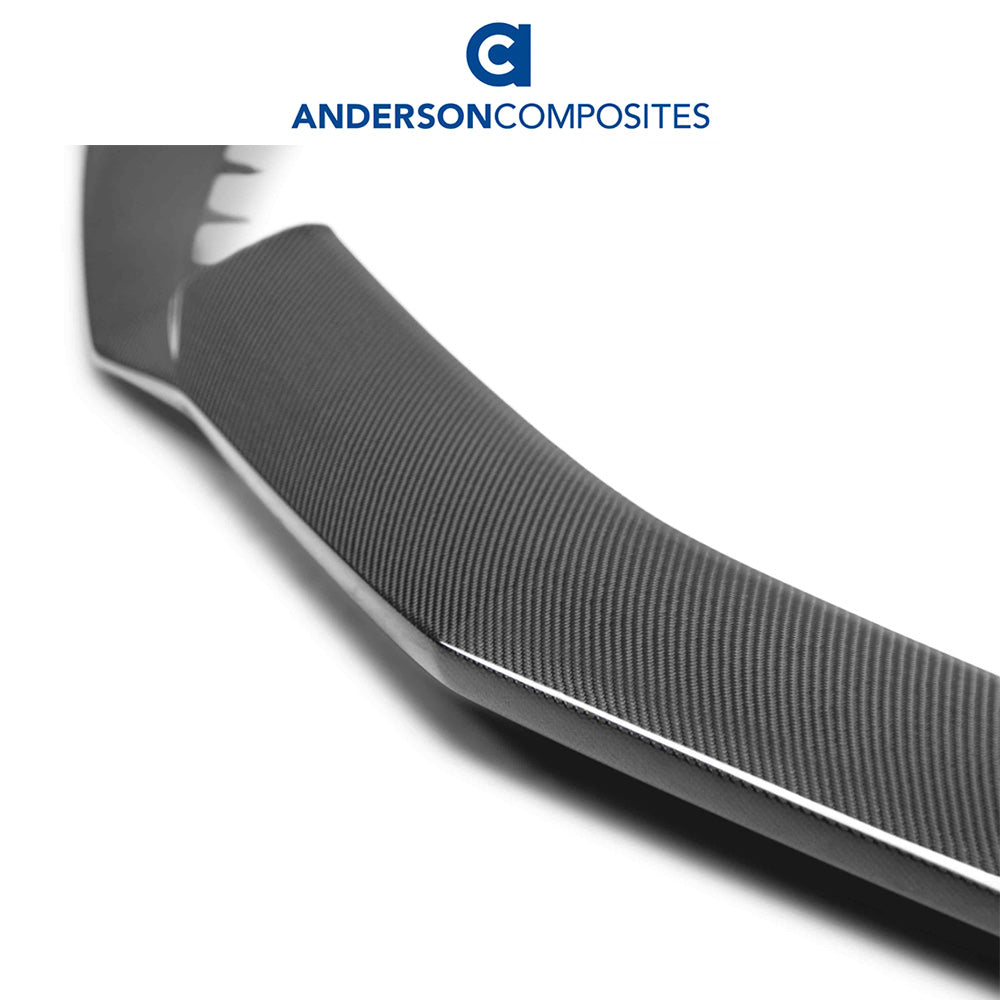 2017-2024年式 シボレー カマロ用 アンダーソン コンポジッツ LEタイプ カーボンファイバー製フロントスプリッター　Anderson Composites Type-LE Carbon Fiber Front Splitter For 2017-2024 Chevrolet Camaro ZL1 1LE (消費税、送料込み)