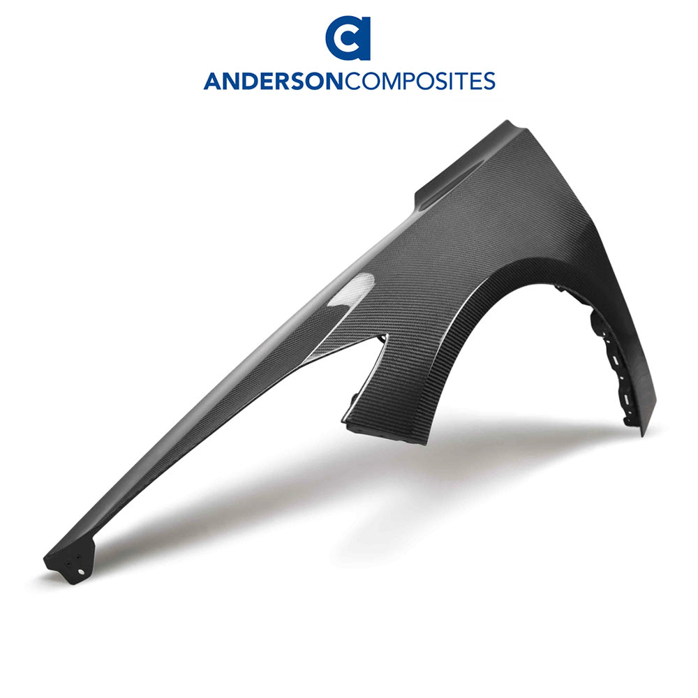 2020-2024年式 シボレー コルベット C8用 アンダーソン コンポジッツ カーボンファイバー製フェンダーセット　Anderson Composites Carbon Fiber Fenders For 2020-2024 Chevrolet Corvette C8 (PAIR) (消費税、送料込み)