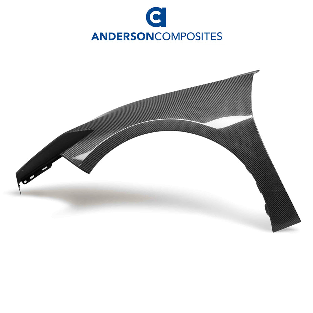 2020-2024年式 シボレー コルベット C8用 アンダーソン コンポジッツ カーボンファイバー製フェンダーセット　Anderson Composites Carbon Fiber Fenders For 2020-2024 Chevrolet Corvette C8 (PAIR) (消費税、送料込み)