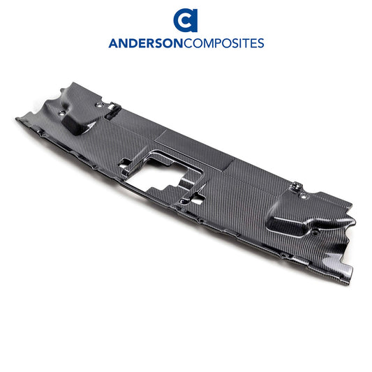 2018-2023年式フォード マスタング用 アンダーソン コンポジッツ カーボンファイバー製ラジエターカバー　Anderson Composites Carbon Fiber Radiator Cover For 2018-2023 Ford Mustang (消費税、送料込み)