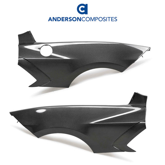 2020-2024年式 シボレー コルベット C8用 アンダーソン コンポジッツ カーボンファイバー製リアクォーターパネルセット　Anderson Composites Carbon Fiber Rear Quarter Panel For 2020-2024 Chevrolet Corvette C8 (PAIR) (消費税、送料込み)