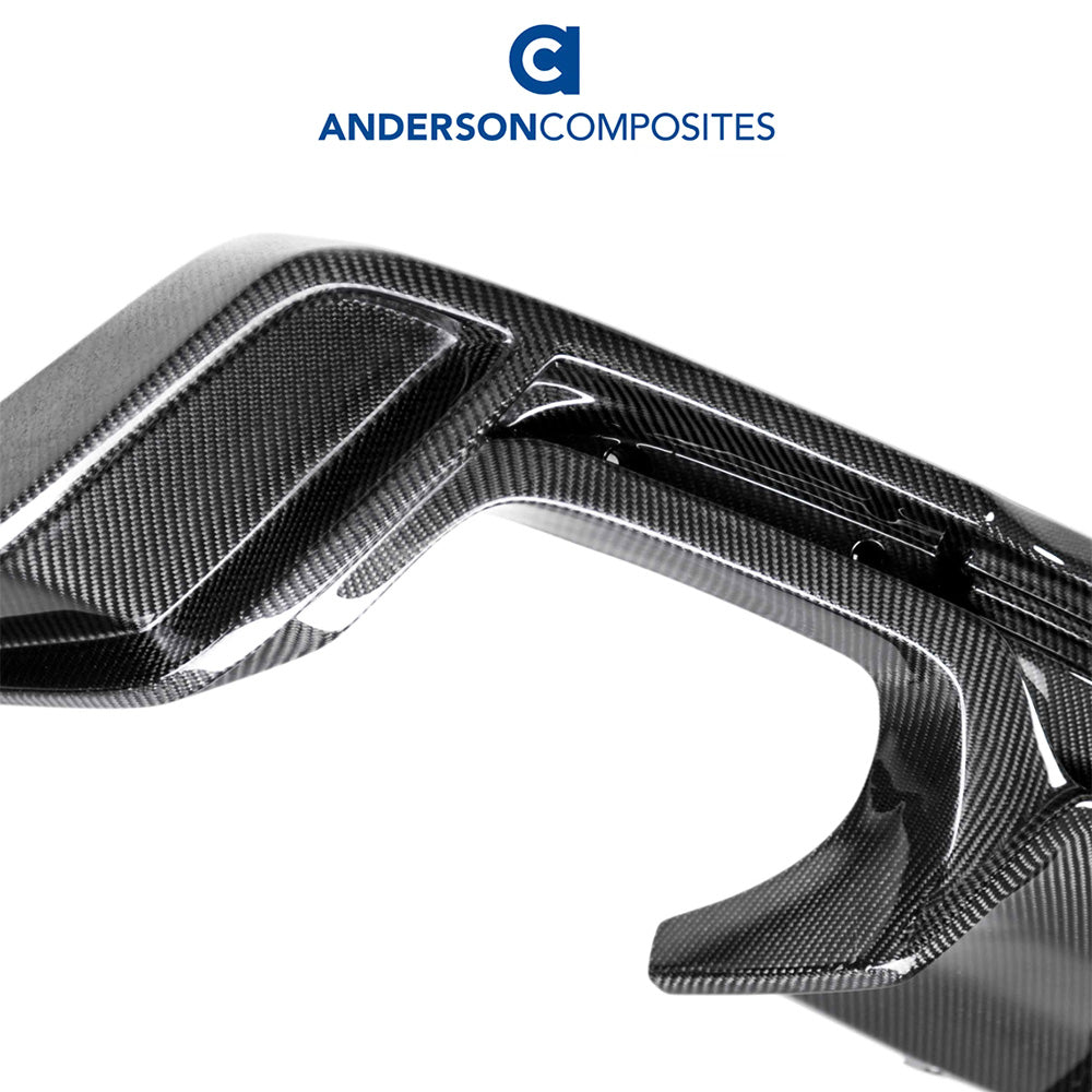 2016-2024年式 シボレー カマロ用 アンダーソン コンポジッツ AZタイプ カーボンファイバー製リアディフューザー　Anderson Composites Type-AZ Carbon Fiber Rear Valance For 2016-2024 Chevrolet Camaro (消費税、送料込み)