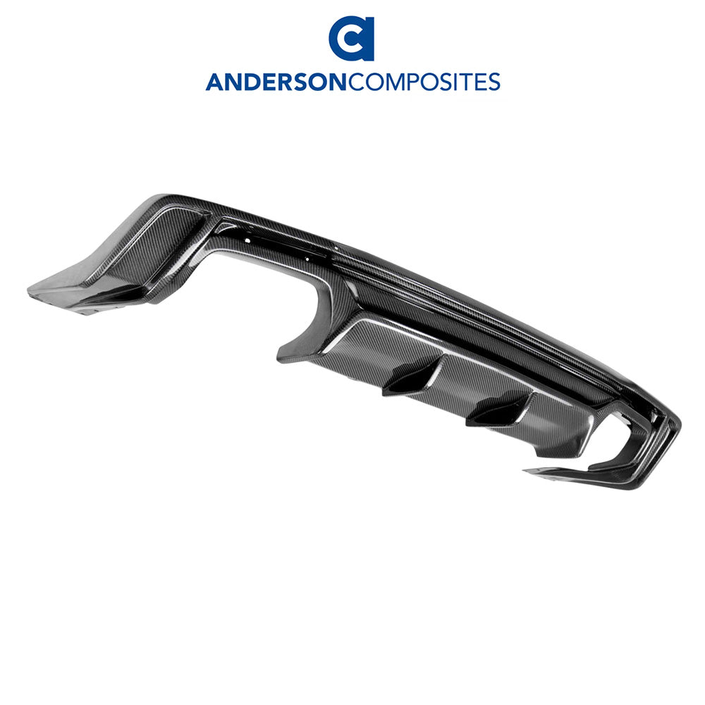 2016-2024年式 シボレー カマロ用 アンダーソン コンポジッツ AZタイプ カーボンファイバー製リアディフューザー　Anderson Composites Type-AZ Carbon Fiber Rear Valance For 2016-2024 Chevrolet Camaro (消費税、送料込み)