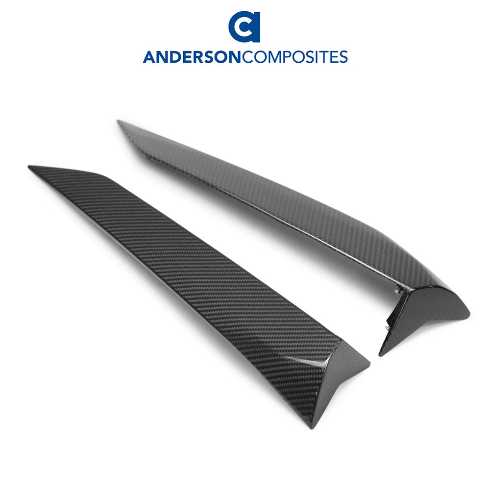 2020-2024年式 シボレー コルベット C8用 アンダーソン コンポジッツ カーボンファイバー製ドアハンドルカバーセット　Anderson Composites Carbon Fiber Door Handle Covers For 2020-2024 Chevrolet C8 (PAIR) (消費税、送料込み)