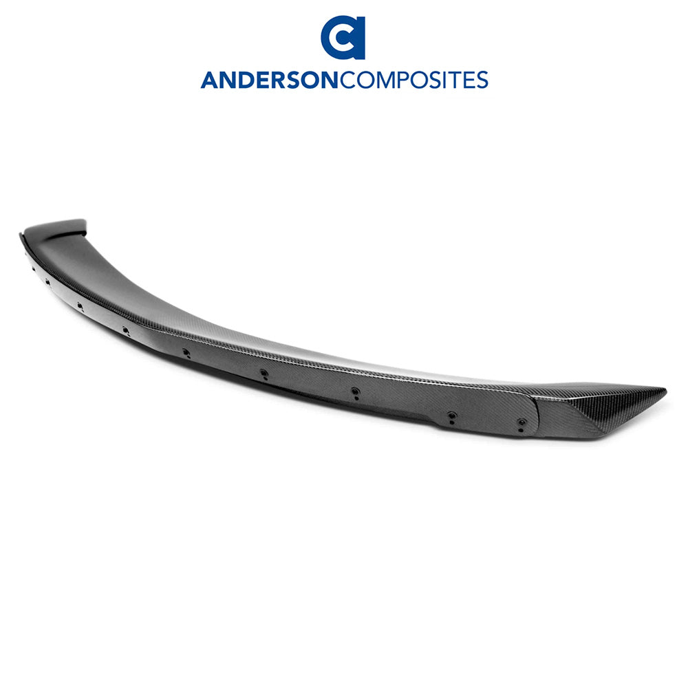 2016-2024年式シボレーカマロ用 アンダーソン コンポジッツ STタイプ カーボンファイバー製リアスポイラー　Anderson Composites Type-ST Carbon Fiber Rear Spoiler With Wicker Bill For 2016-2024 Chevrolet Camaro (Mounting Points SS Stanchion Spoiler Only) (消費税、送料込み)