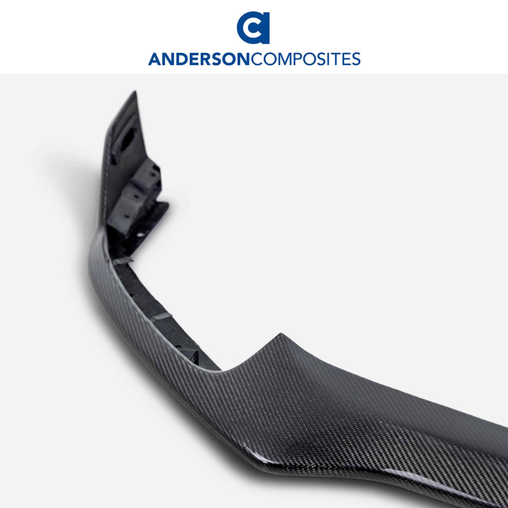 2021-2023年式フォード マスタング用 アンダーソン コンポジッツ カーボンファイバー製上部フロントチンスポイラー　Anderson Composites Type-OE Carbon Fiber Front Chin Spoiler For 2021-2023 Ford Mustang Mach 1 (消費税、送料込み)