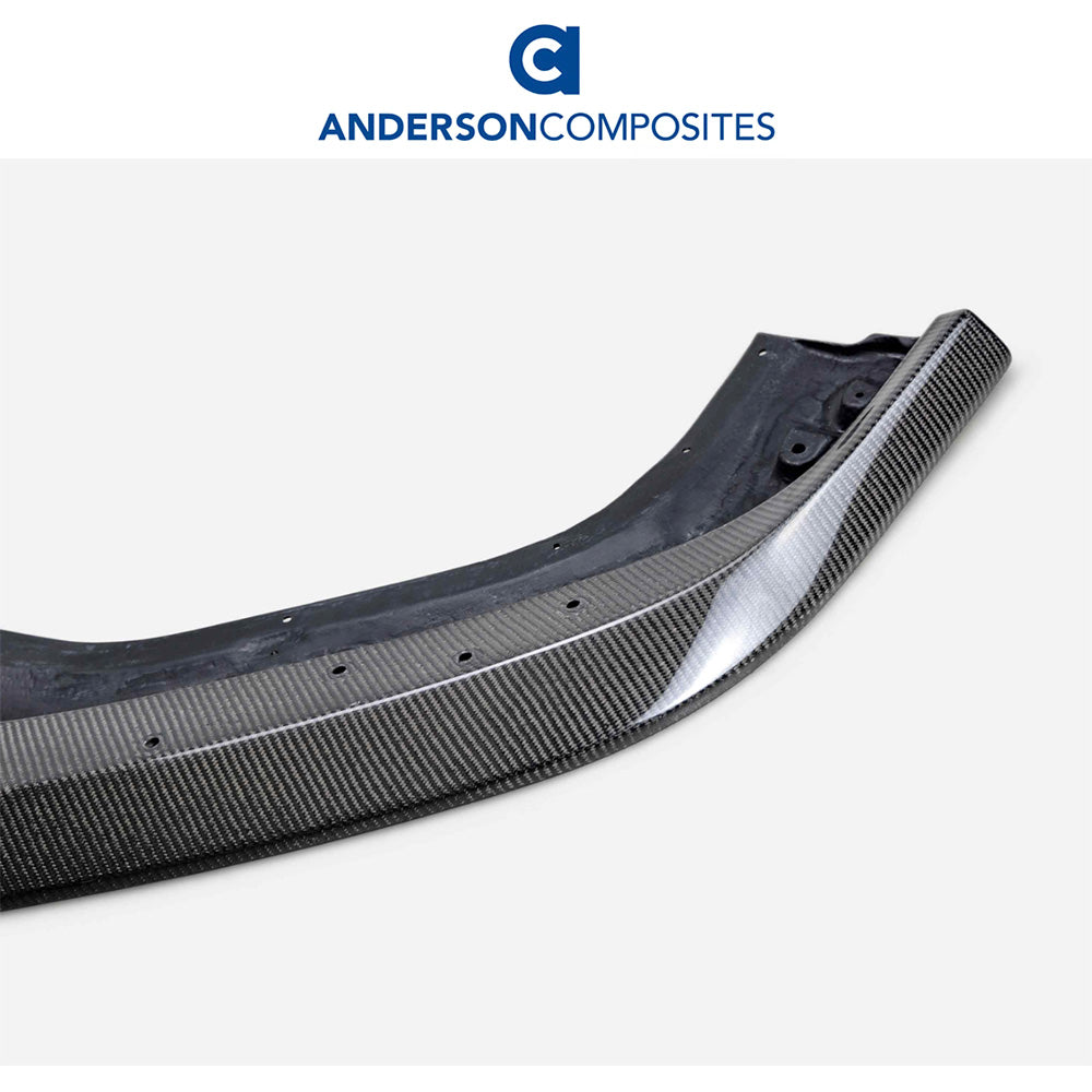 2021-2023年式フォード マスタング用 アンダーソン コンポジッツ HPタイプ カーボンファイバー製フロント下部チンスプリッター　Anderson Composites Type-HP Carbon Fiber Front Chin Splitter For 2021-2023 Ford Mustang Mach 1 (消費税、送料込み)
