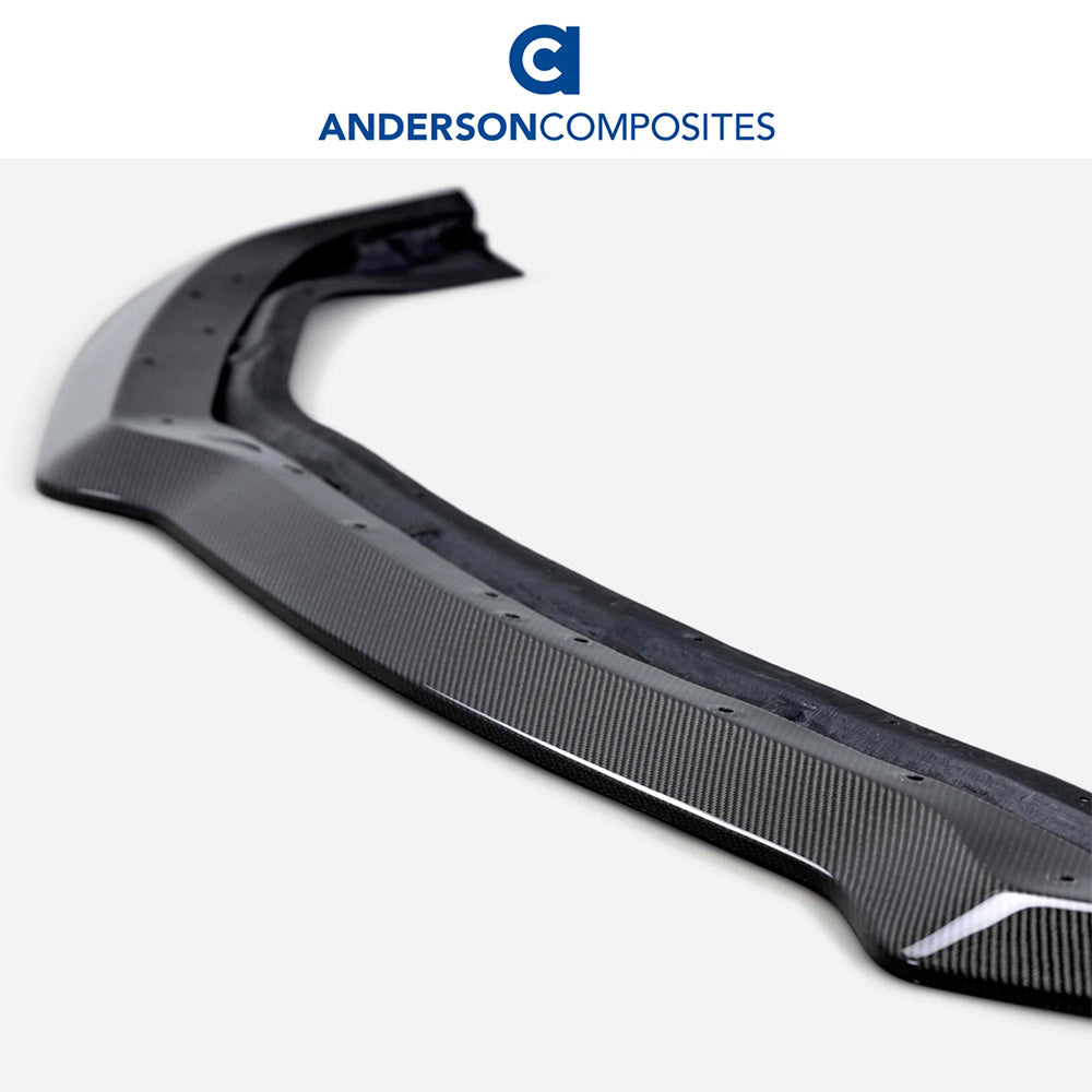 2021-2023年式フォード マスタング用 アンダーソン コンポジッツ HPタイプ カーボンファイバー製フロント下部チンスプリッター　Anderson Composites Type-HP Carbon Fiber Front Chin Splitter For 2021-2023 Ford Mustang Mach 1 (消費税、送料込み)