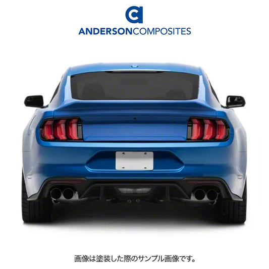 2015-2023年式フォード マスタング用 アンダーソン コンポジッツ STタイプ ファイバーグラス製一体型スポイラー付きトランクカバー　Anderson Composites Type-ST Fiberglass Decklid With Integrated Spoiler For 2015-2023 Ford Mustang (消費税、送料込み)
