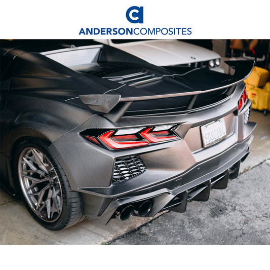 2020-2024年式 シボレー コルベット C8用 アンダーソン コンポジッツ製 カーボンファイバー製トランクデッキリッド　Anderson Composites Carbon Fiber Decklid For 2020-2023 Chevrolet C8 Convertible (消費税、送料込み)